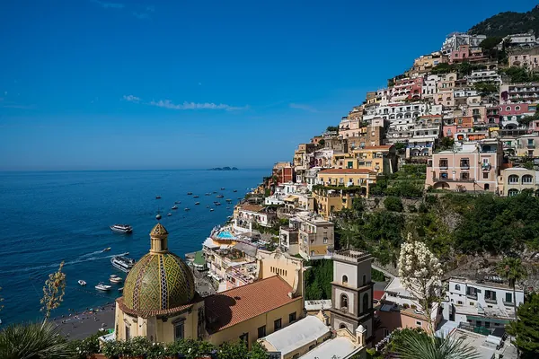 Positano’s beach and cliffside village